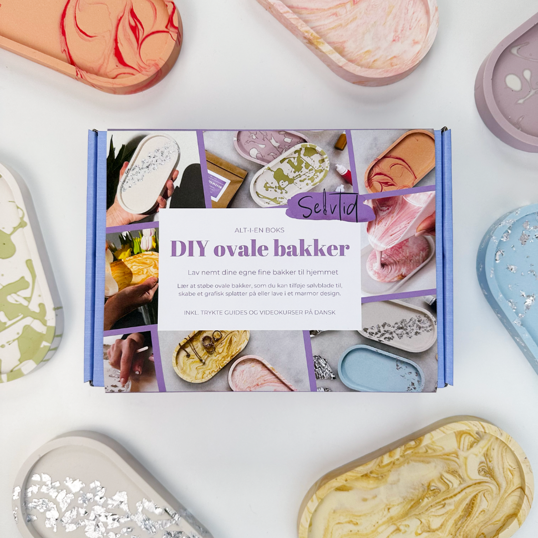 DIY ovale bakker støbekit